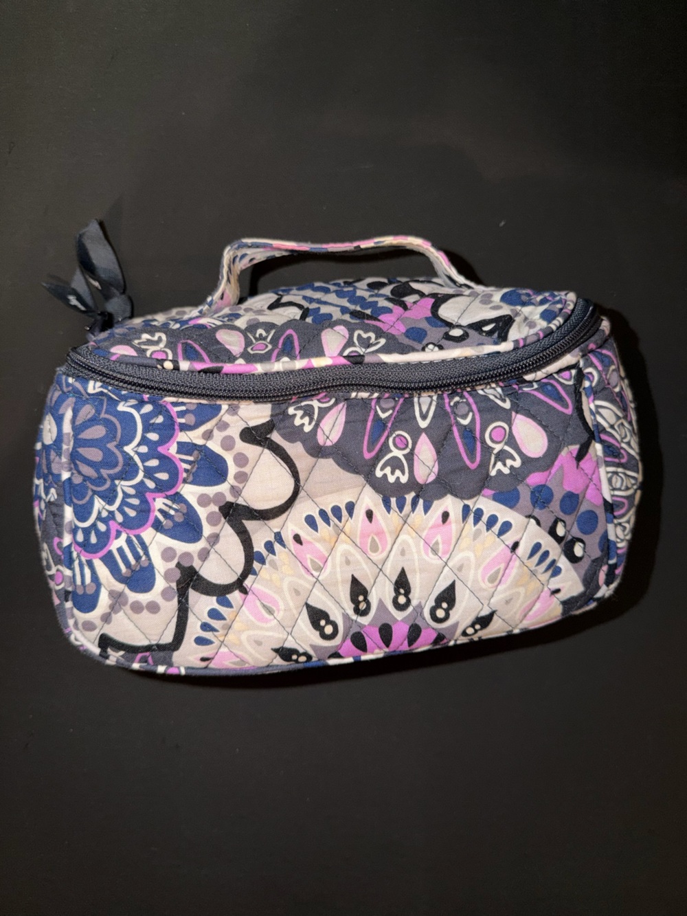 Vera Bradley "Mimosa Medallion" Medium Cosmetic Pouch
